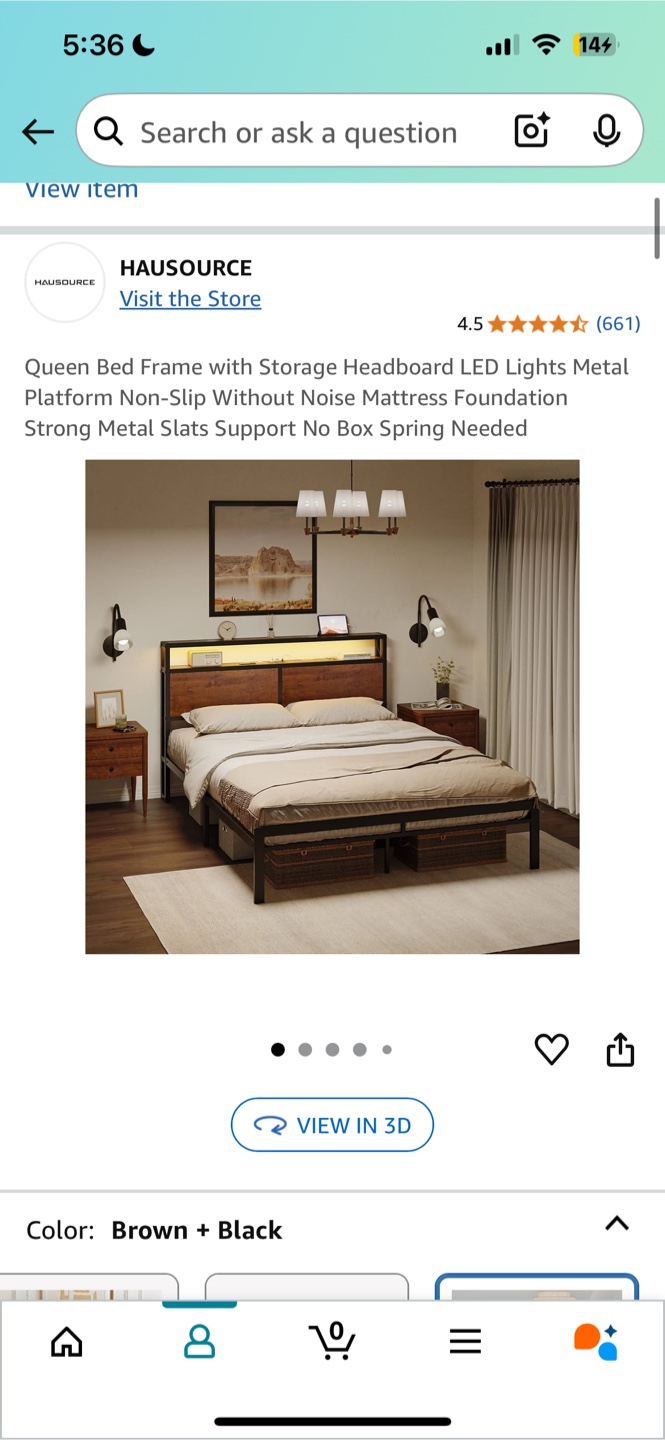 Bed Frame with Headboard