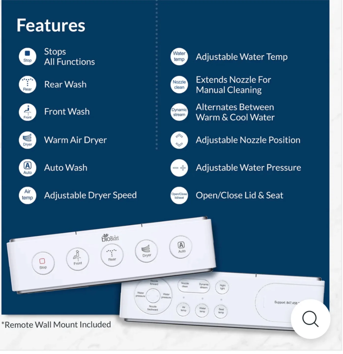 Bio Bidet DLS Bidet Seat image indicator(5)