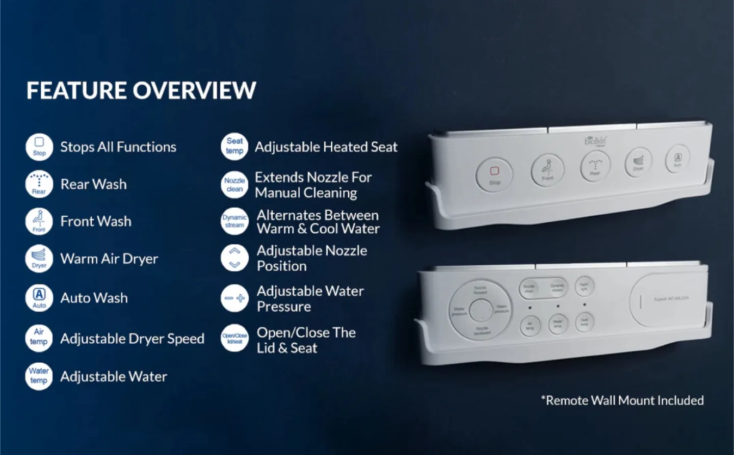 Bio Bidet DLS Bidet Seat image indicator(10)