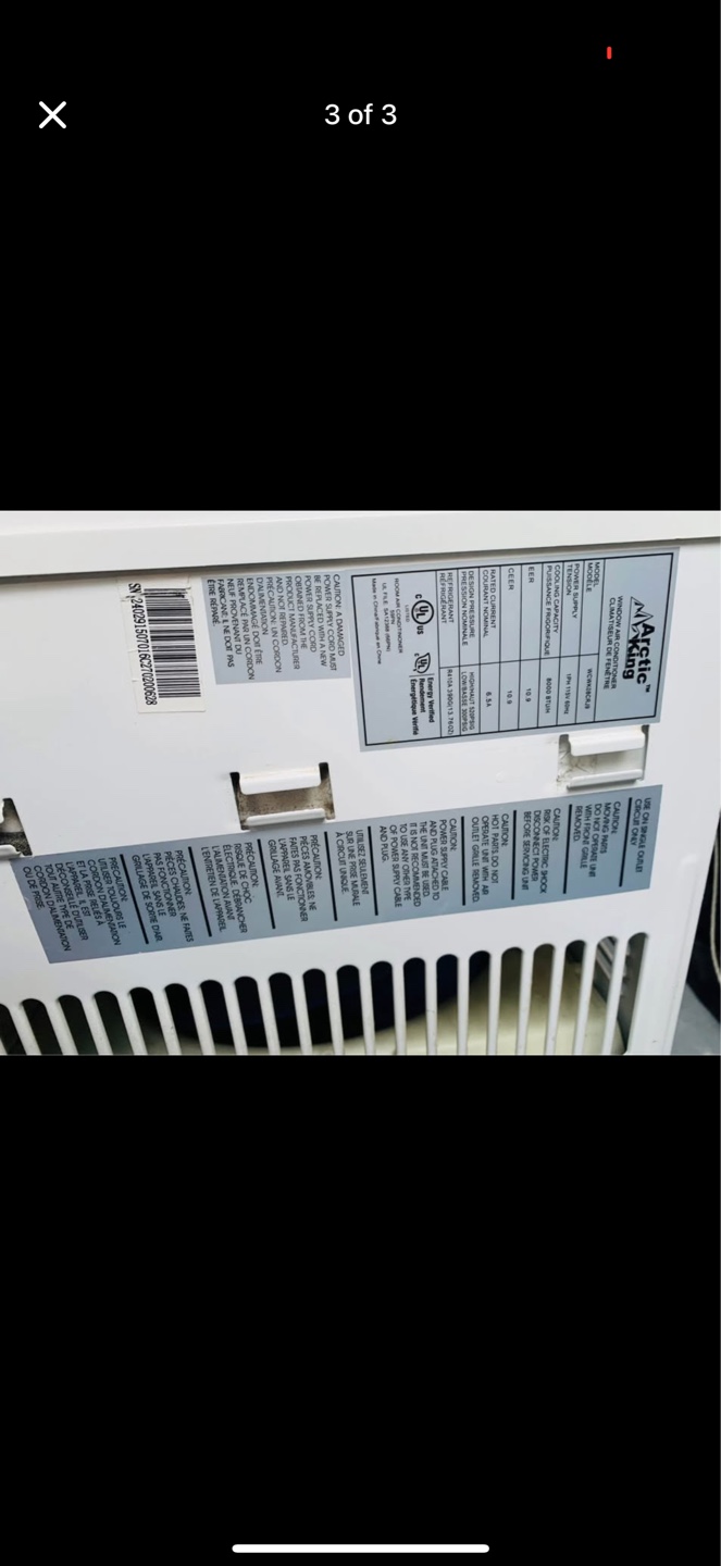 Arctic King Window Air Conditioner - photo 3