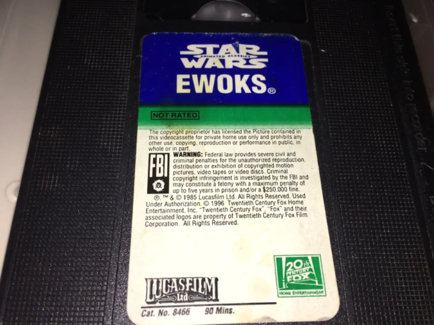 Star Wars Ewoks The Haunted Village VHS image indicator(5)