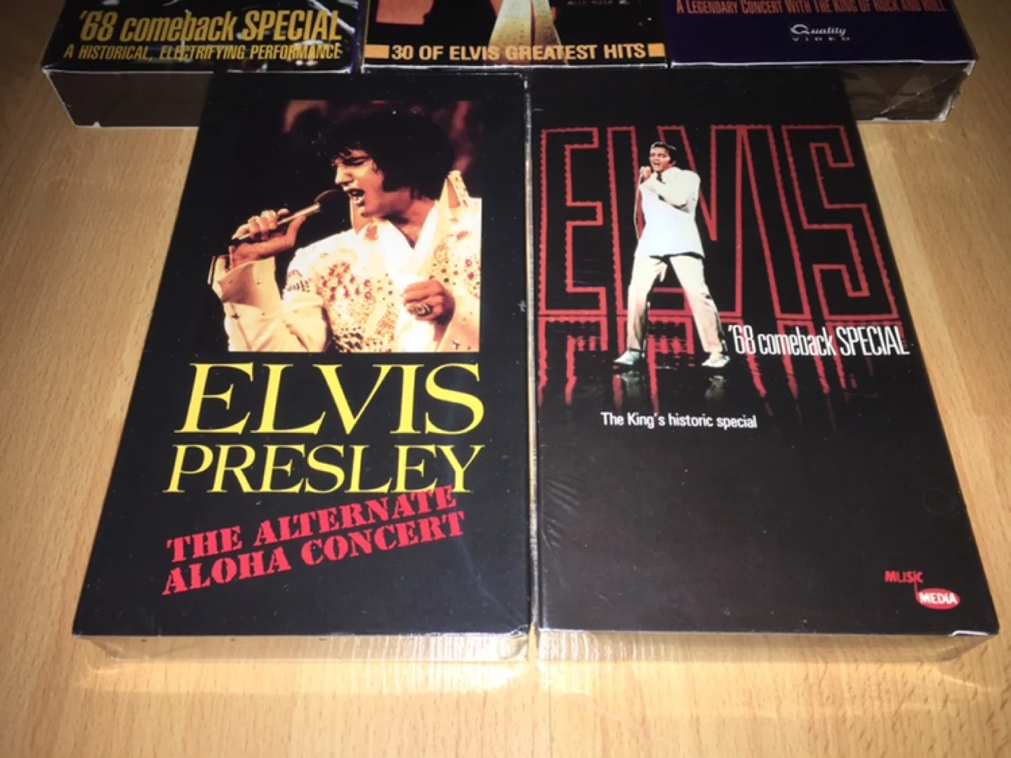 (All 5 for $50) Sealed Elvis Presley VHS tapes image indicator(3)