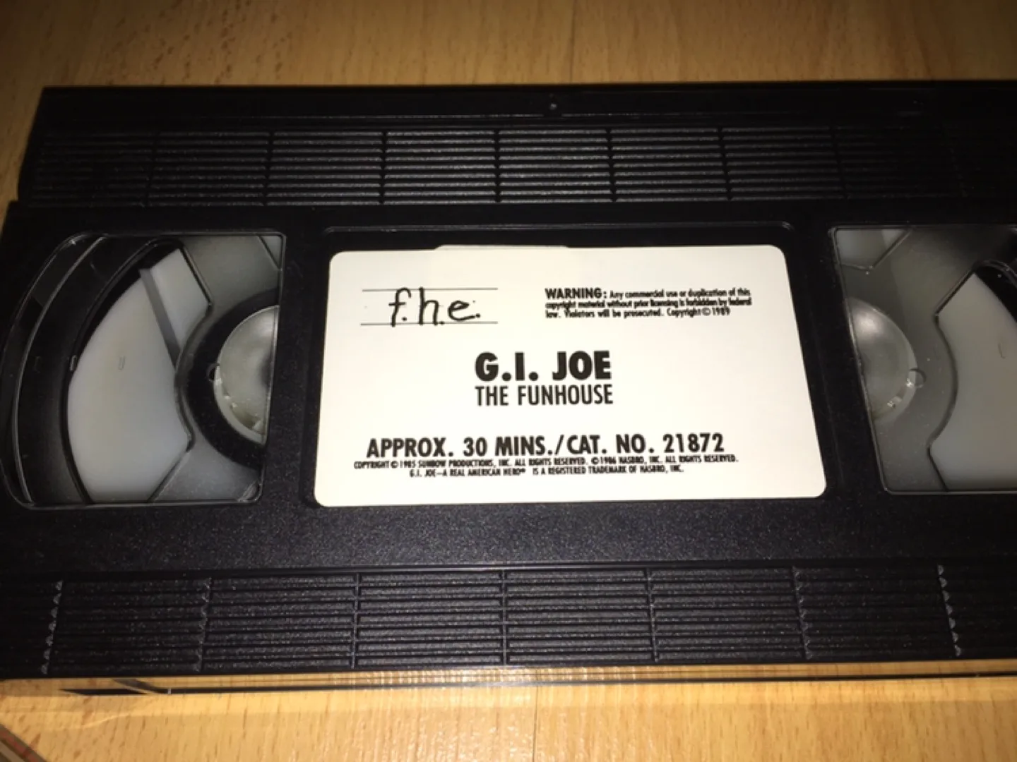 G.I. Joe Animated The Funhouse VHS Tape image indicator(2)