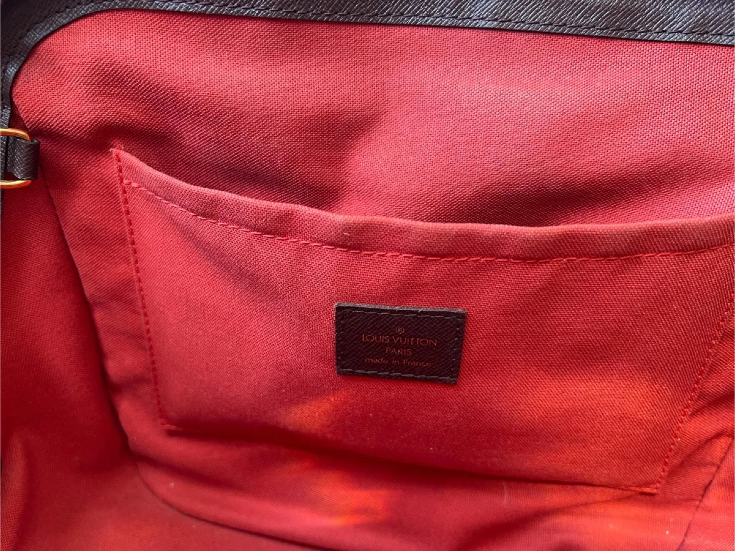 Louis Vuitton Damier Ebene Shoulder Bag MM image indicator(6)