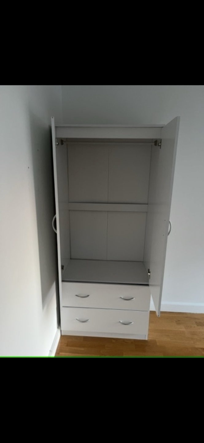 White Armoire with Drawers - photo 2