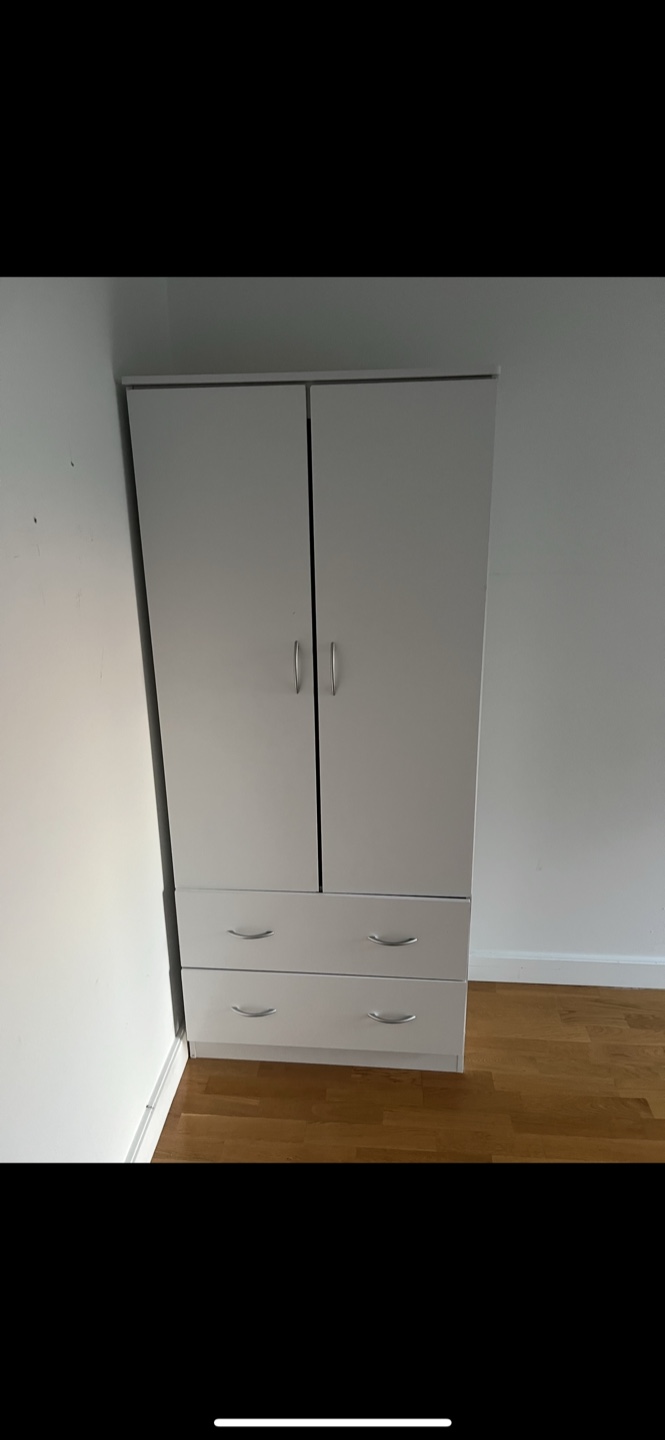 White Armoire with Drawers