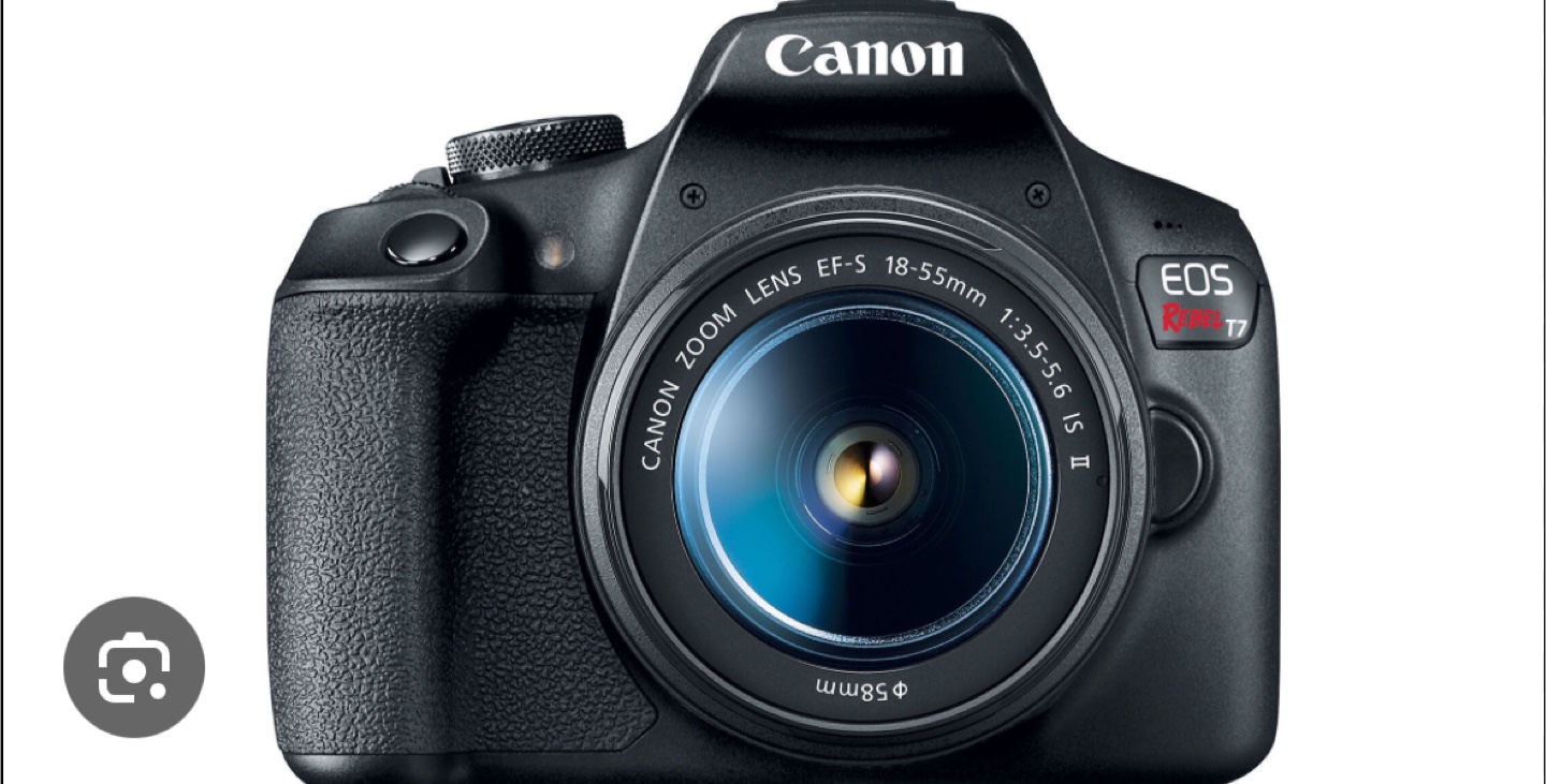 Canon EOS Rebel T7 Camera with Lens