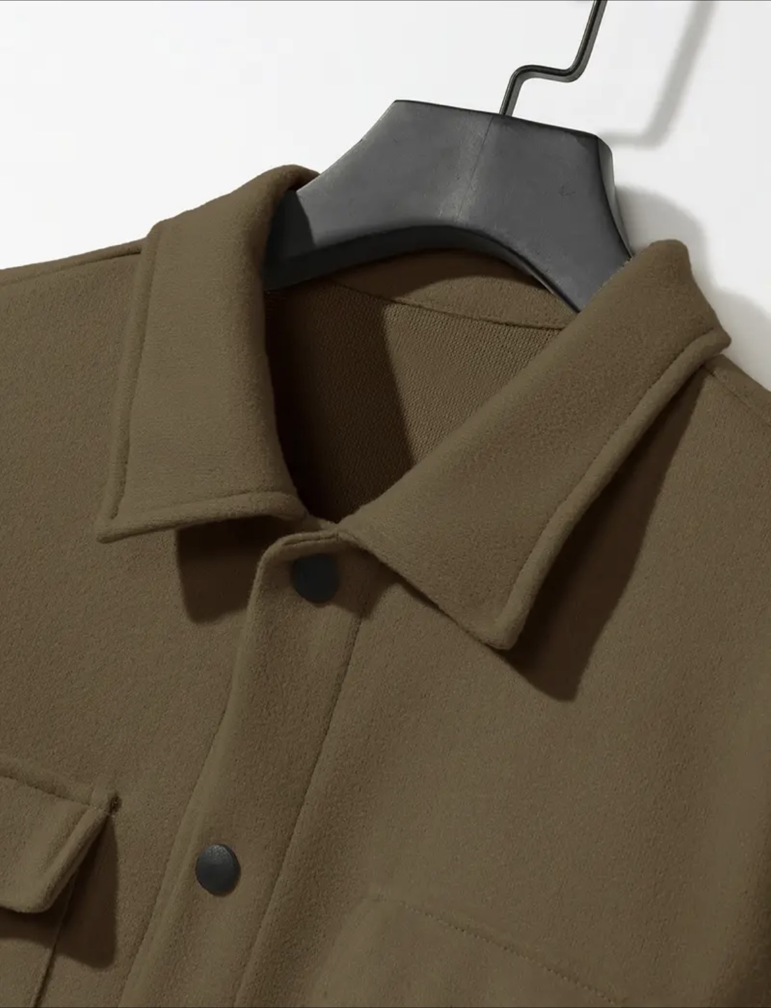 Brown button up jacket - photo 4