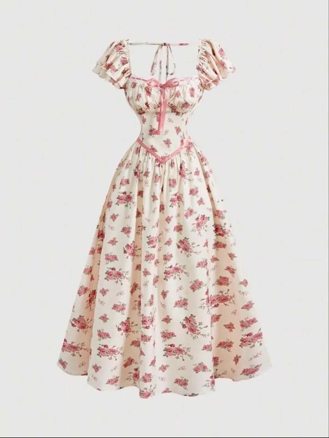 SHEIN MOD Floral Dress thumbnail