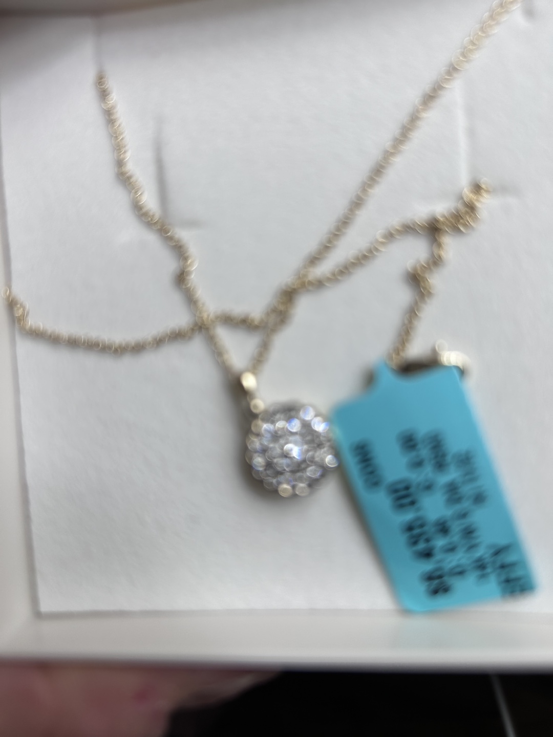 Gold Pendant Necklace certified dimond - photo 4