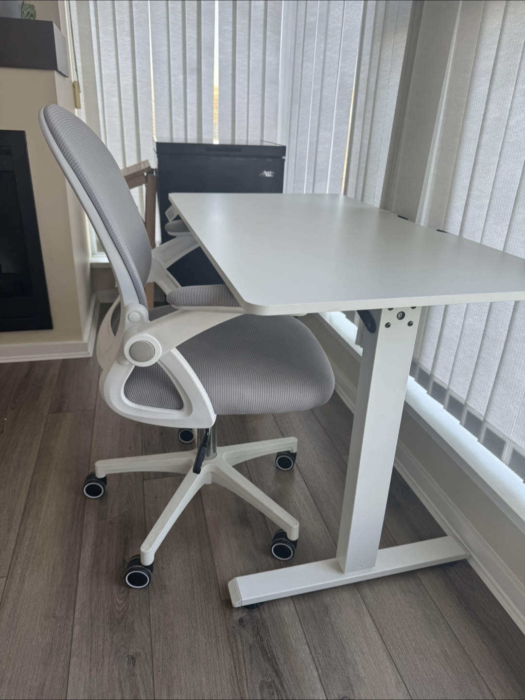 Adjustable standing desk and office chair - photo 2