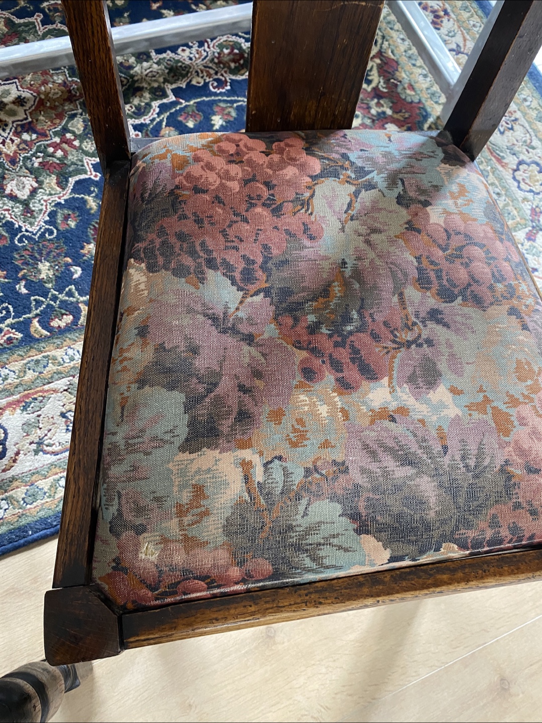 Vintage Walnut Chairs - photo 2