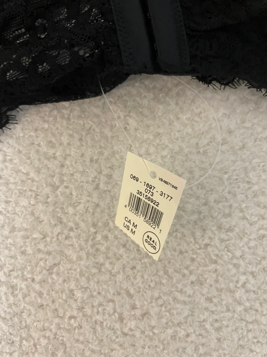 NEW Black Lace Bra image indicator(3)