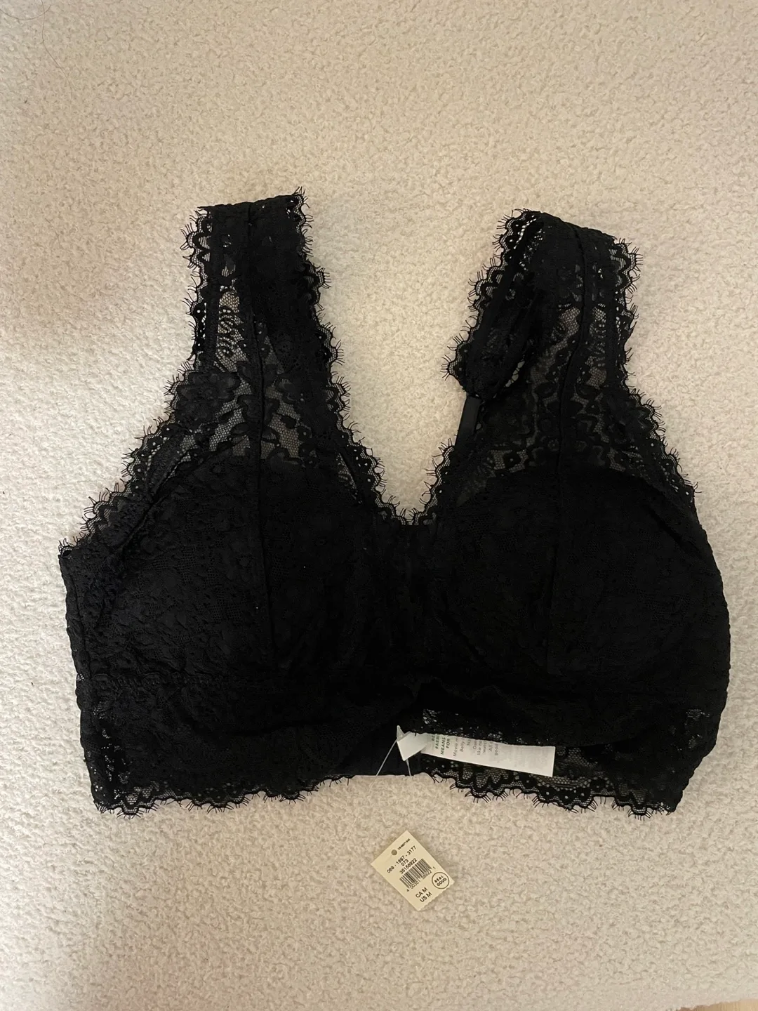 NEW Black Lace Bra thumbnail