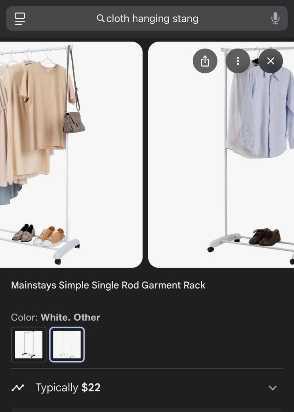 Clothes Rack with Wheels - photo 4