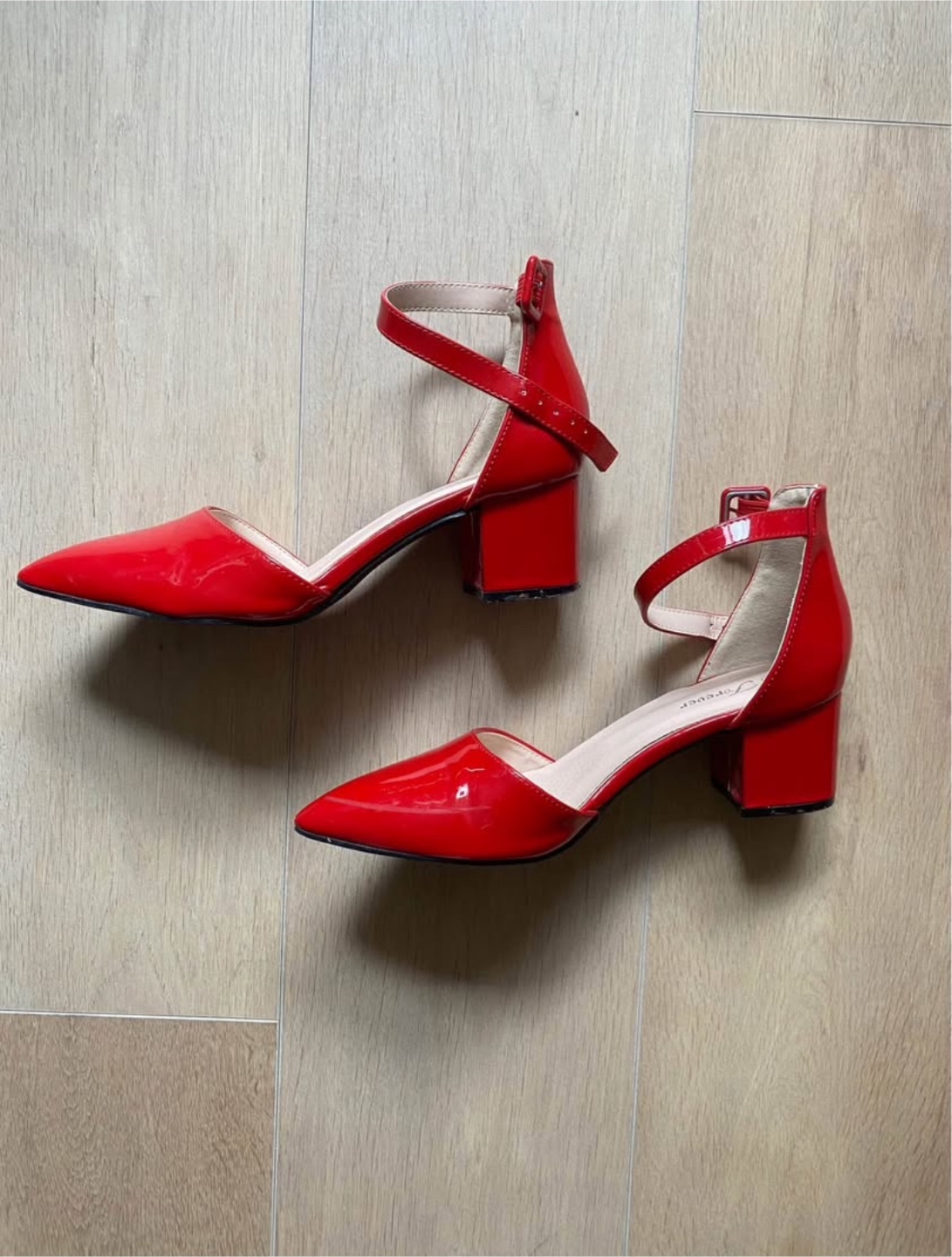 Shiny Red Heels