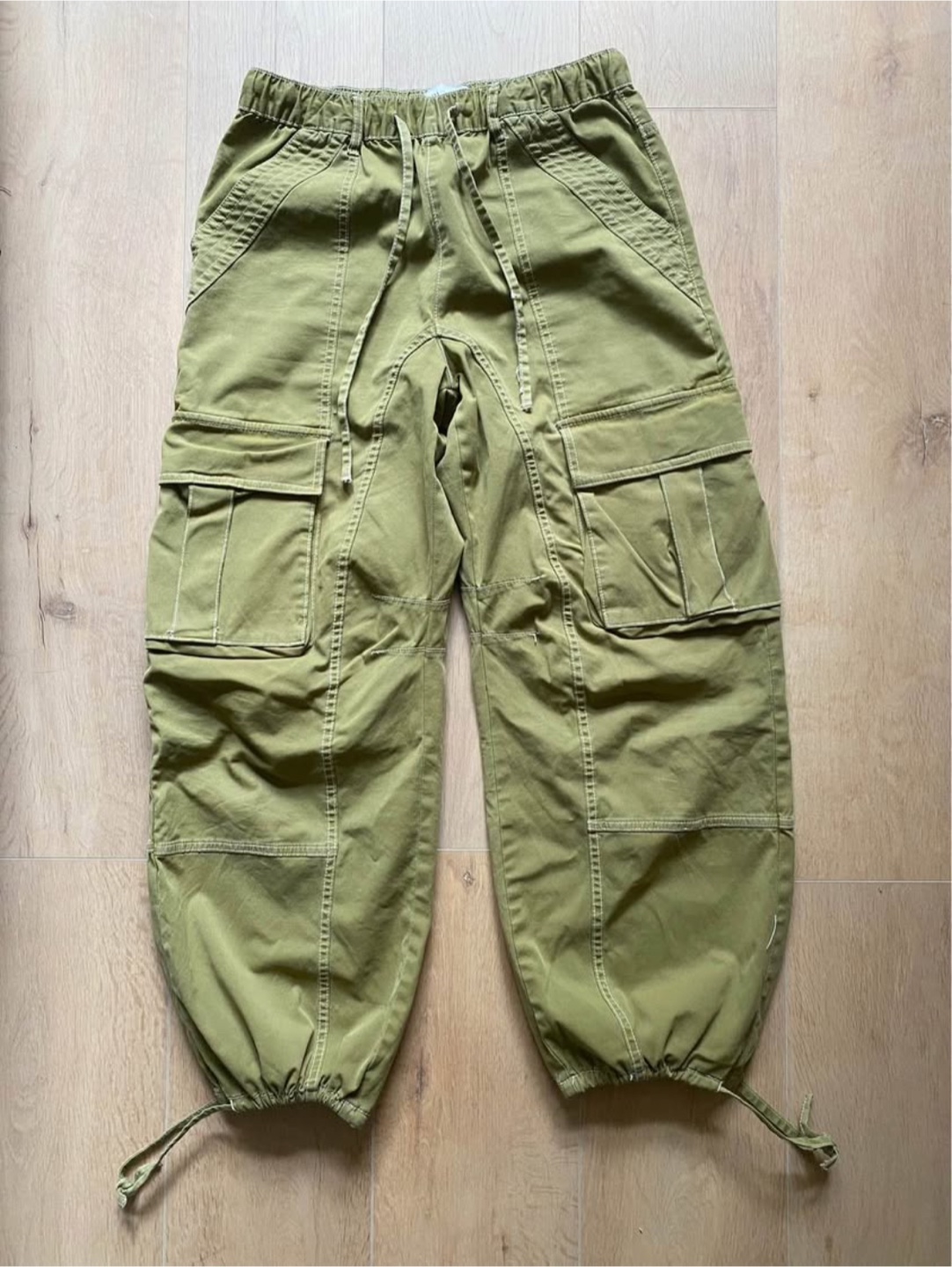 Zara Green Cargo Pants - photo 3