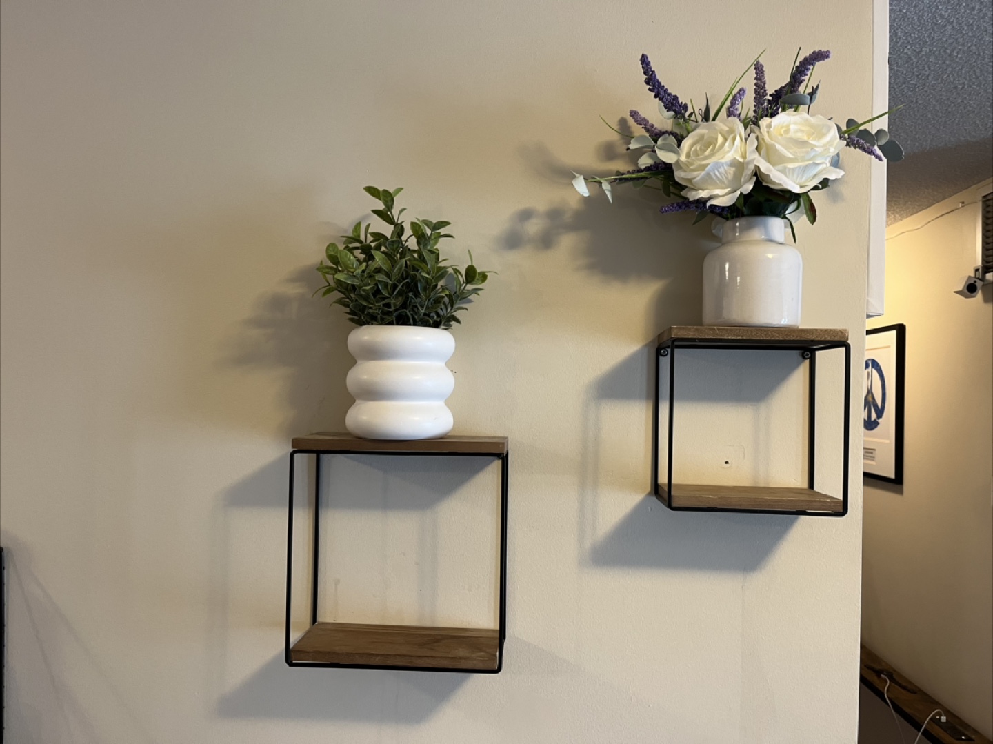 Floating Square Shelves