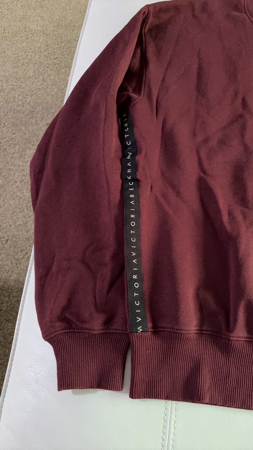 Victoria Beckham Maroon Sweatshirt - photo 3