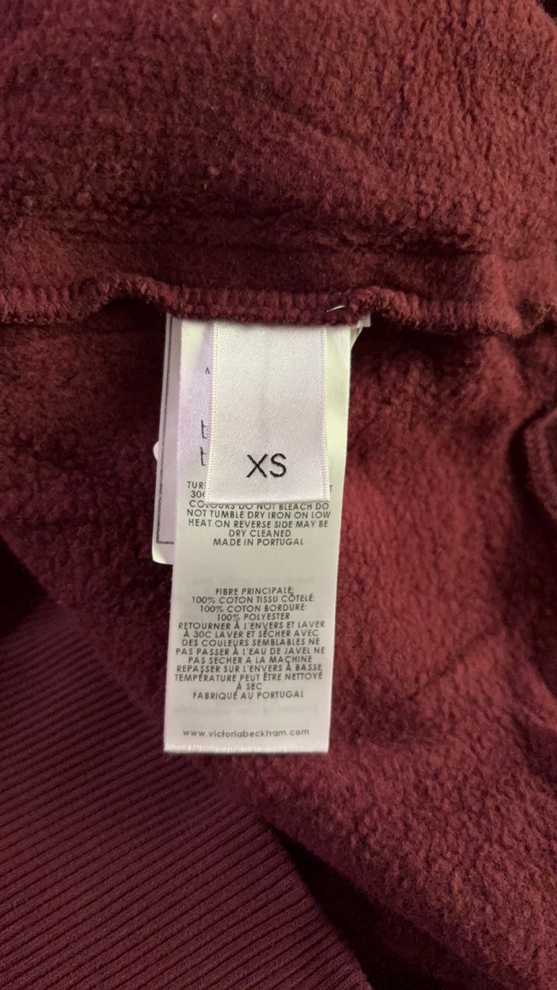 Victoria Beckham Maroon Sweatshirt - photo 5