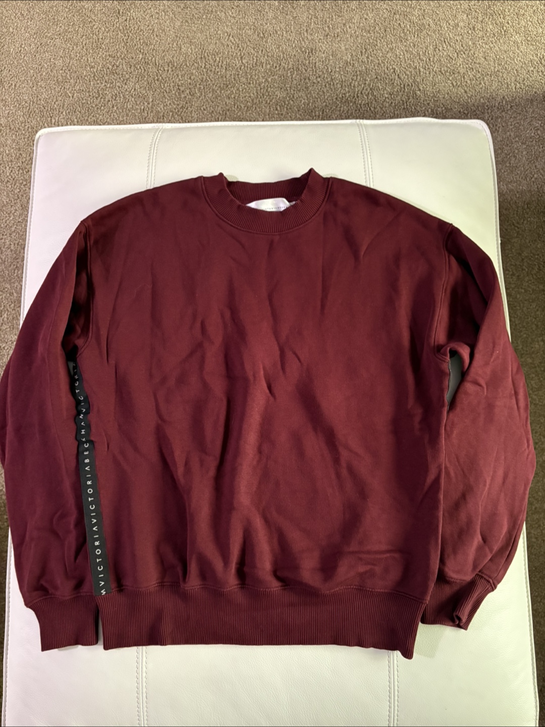 Victoria Beckham Maroon Sweatshirt