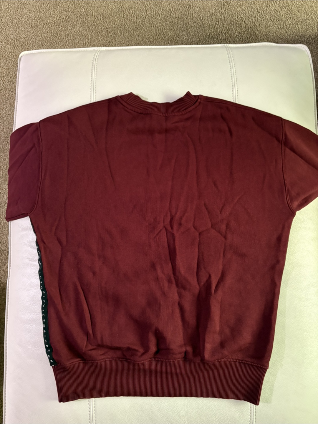 Victoria Beckham Maroon Sweatshirt - photo 2