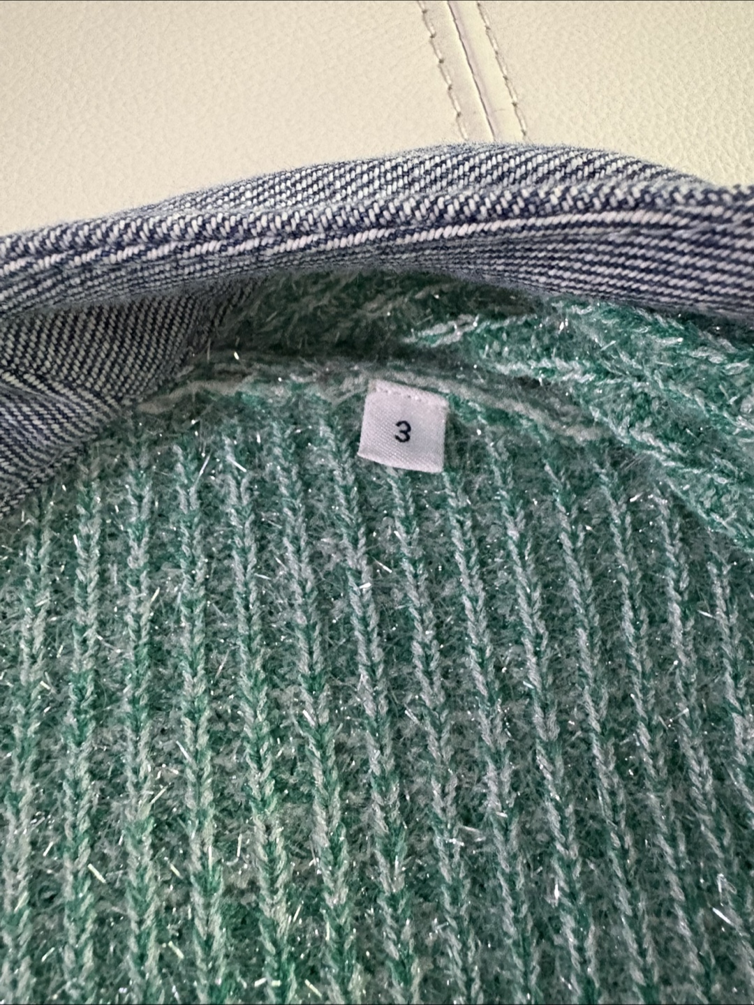 Claudie Pierlot Crop Green Musical Garden Cardigan - photo 4