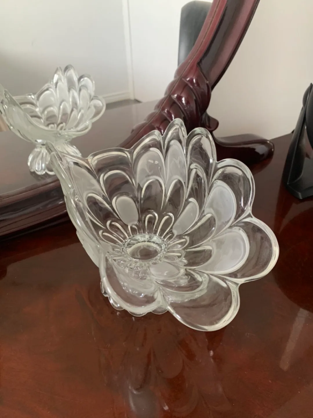 Floral Glass Bowl image indicator(3)