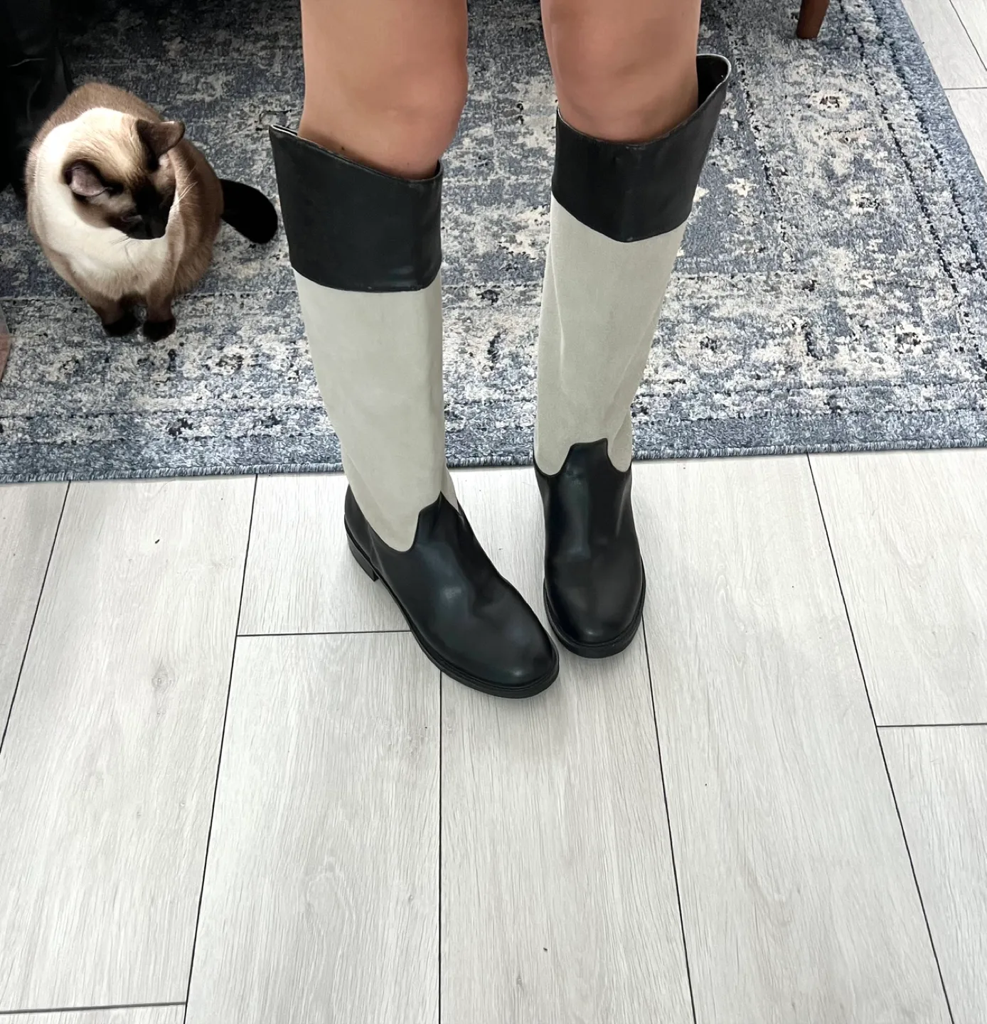 VICTORIAS SECRET knee high boots - size 9B image indicator(2)