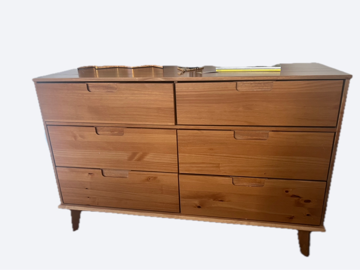 Wooden Dresser with Six Drawers - photo 2