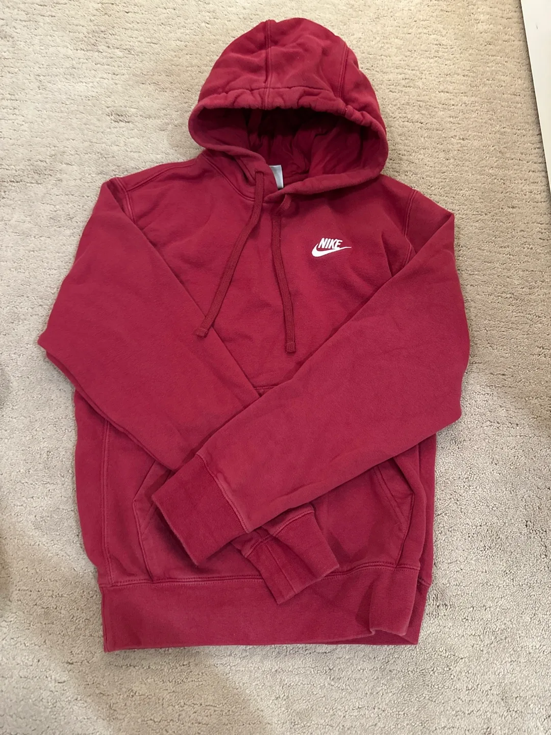 Men’s Red Nike Hoodie thumbnail