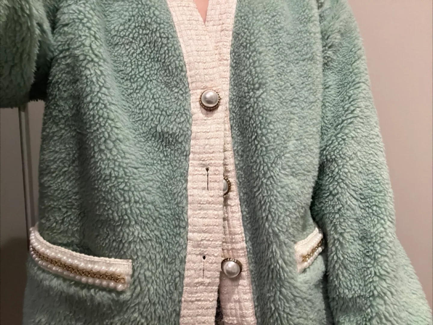 Sage Green Cardigan thumbnail