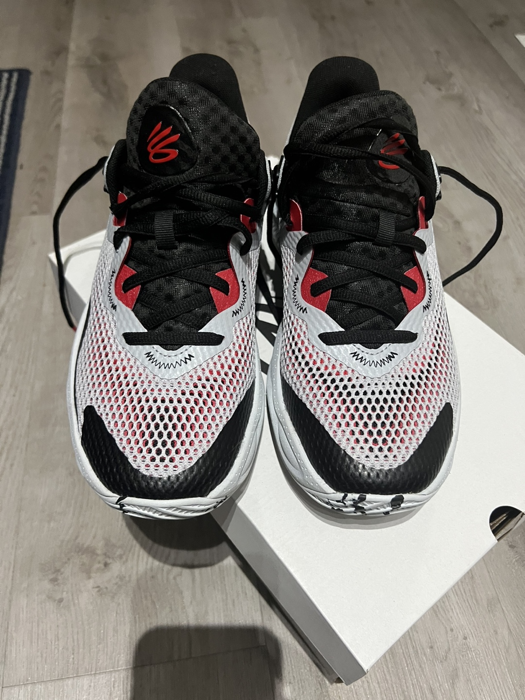 Curry Splash 24 White Red Sneakers - photo 2