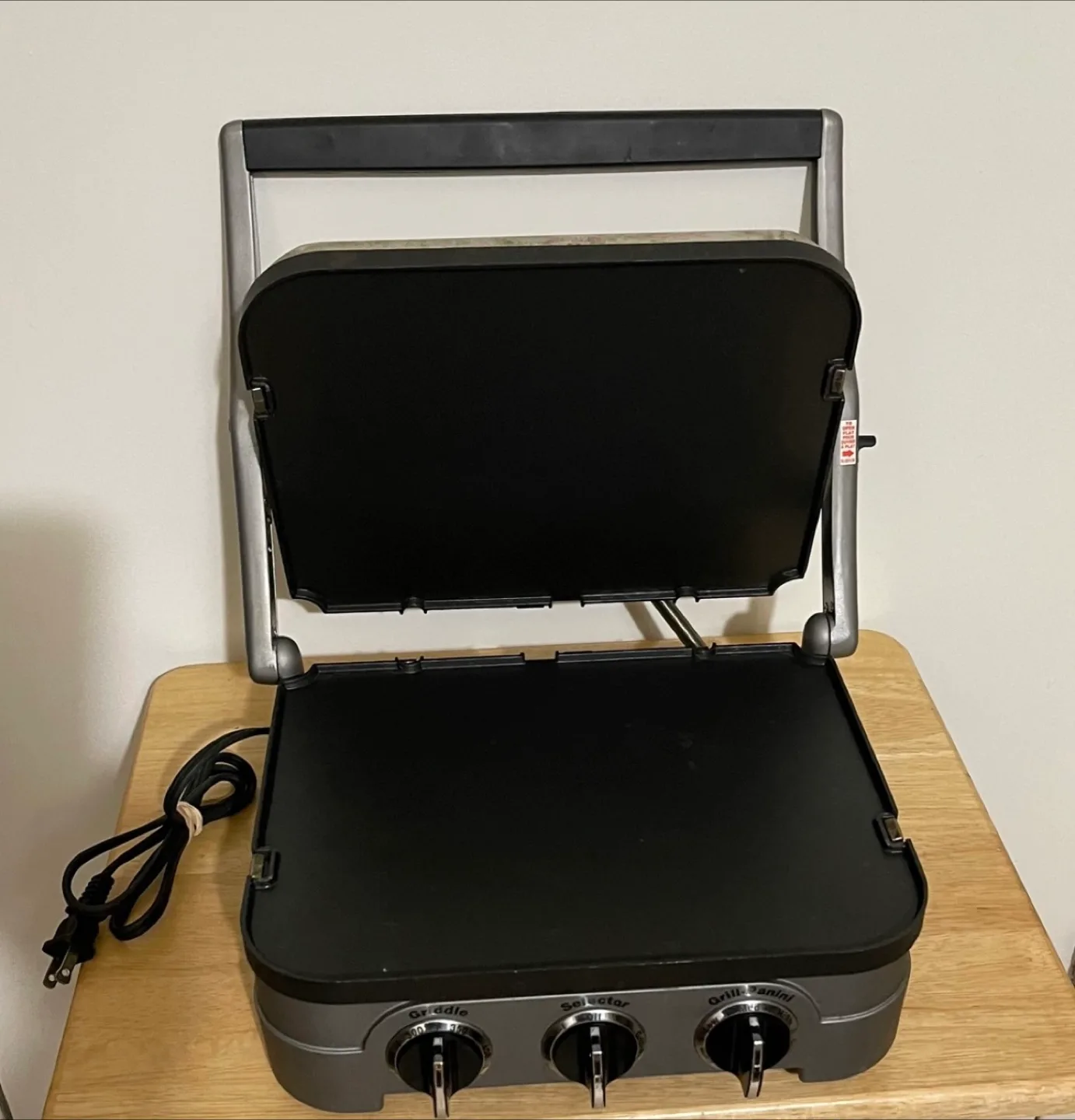 Cuisinart 5-in-1 Electric Indoor Grill & Griddler - Silver image indicator(5)