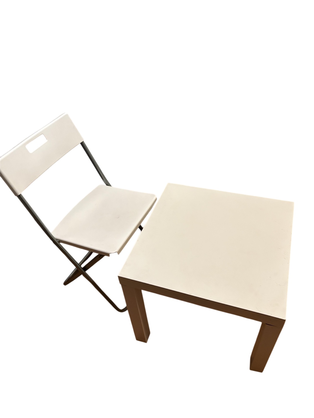 Table and 2 folding Chair Sets