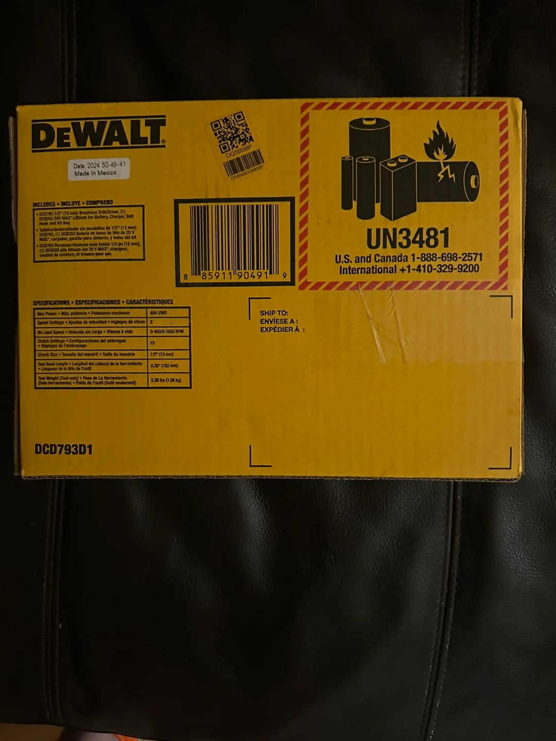 DeWalt 20V Brushless Drill Kit image indicator(3)