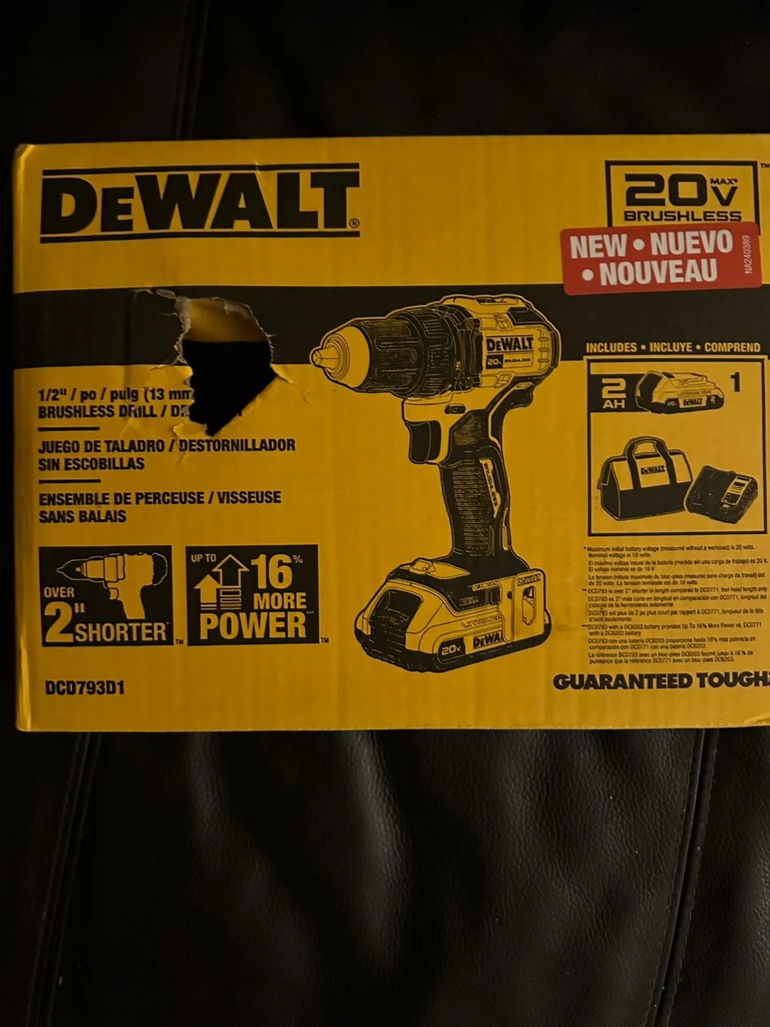 DeWalt 20V Brushless Drill Kit image indicator(2)