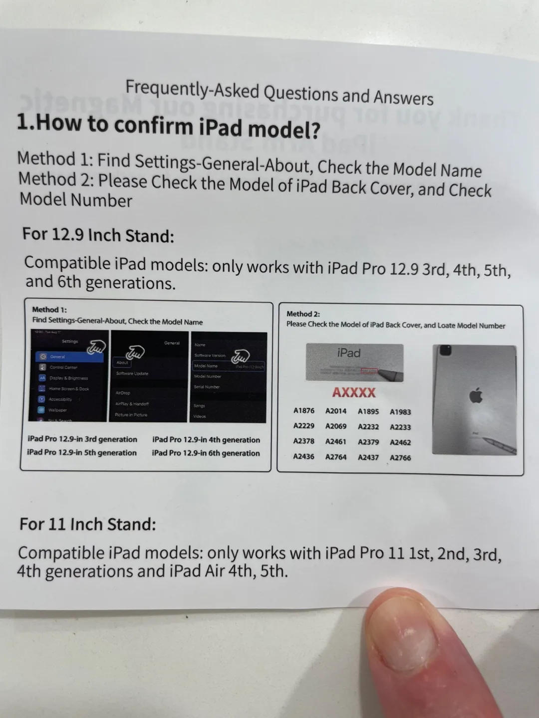 Adjustable Magnetic Stand for iPad 12.9" New! image indicator(5)