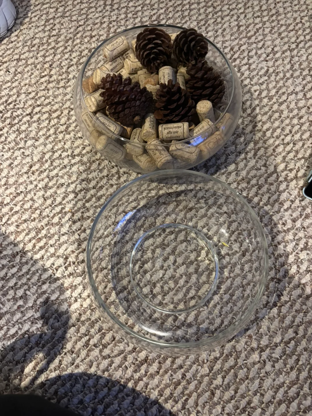 Decorative Glass Bowl With Contents image indicator(2)