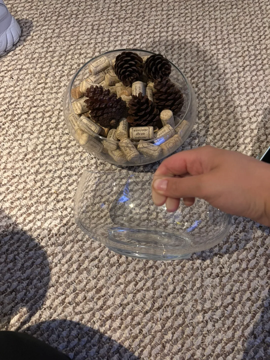 Decorative Glass Bowl With Contents image indicator(4)