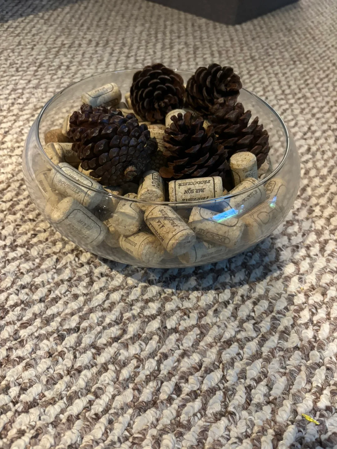 Decorative Glass Bowl With Contents image indicator(3)