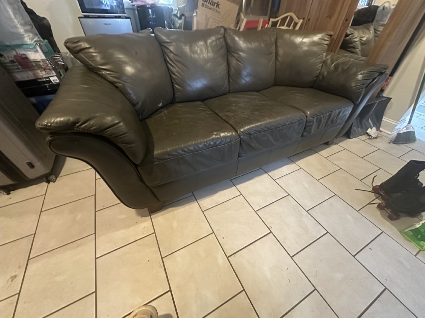 Free Couch AND Glass Table With Chairs - photo 4
