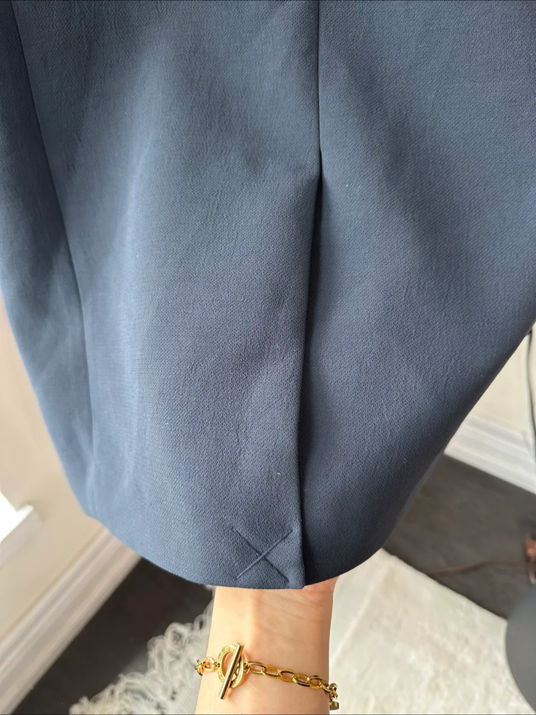 Aritzia Generation Blazer Crepette Size 0 NWT image indicator(4)