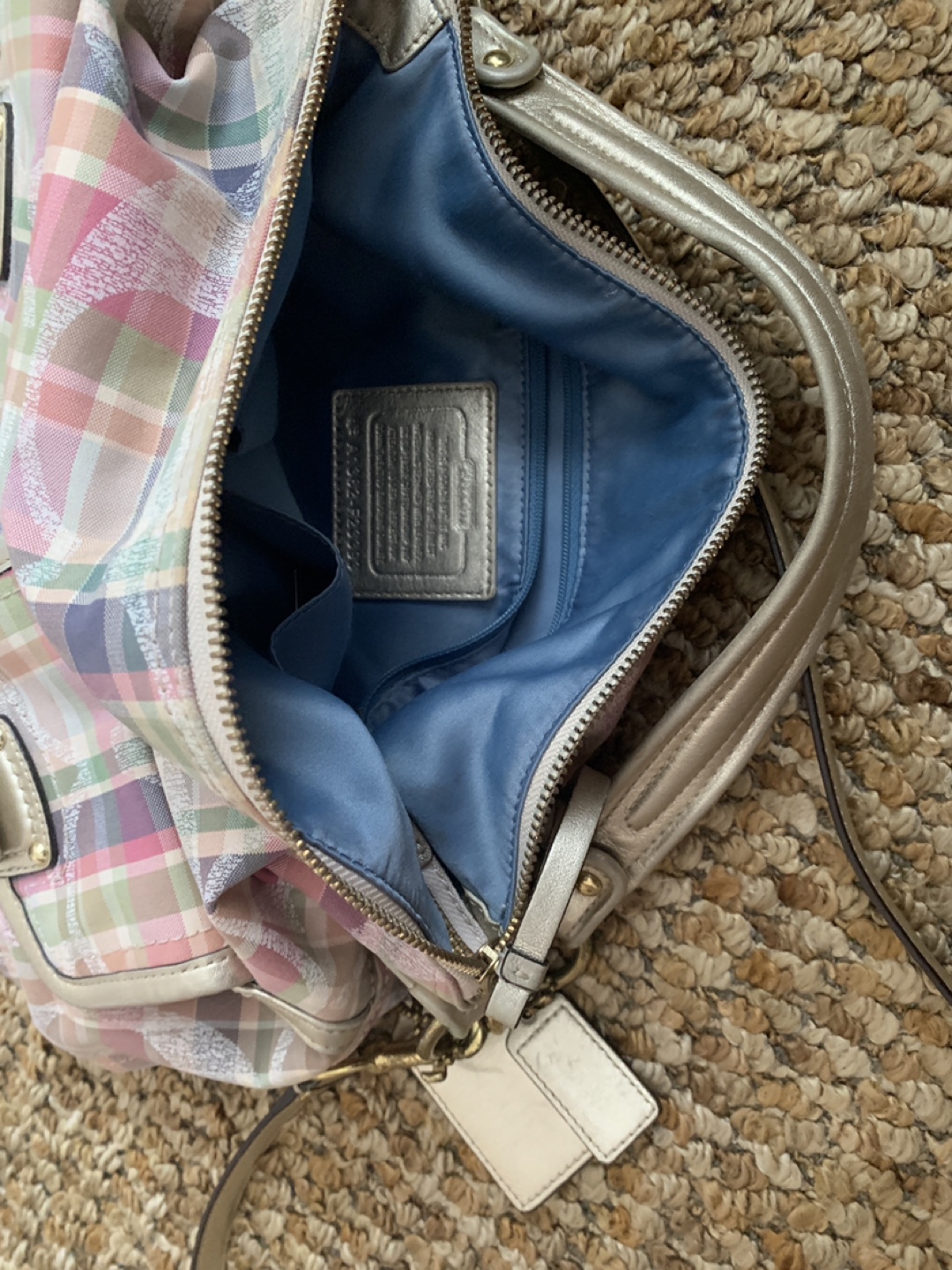 Coach Plaid Shoulder Bag - photo 2