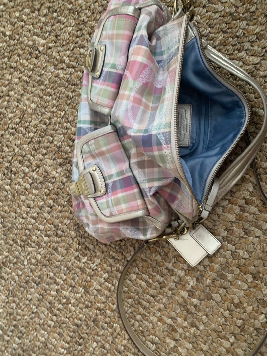 Coach Plaid Shoulder Bag - photo 3