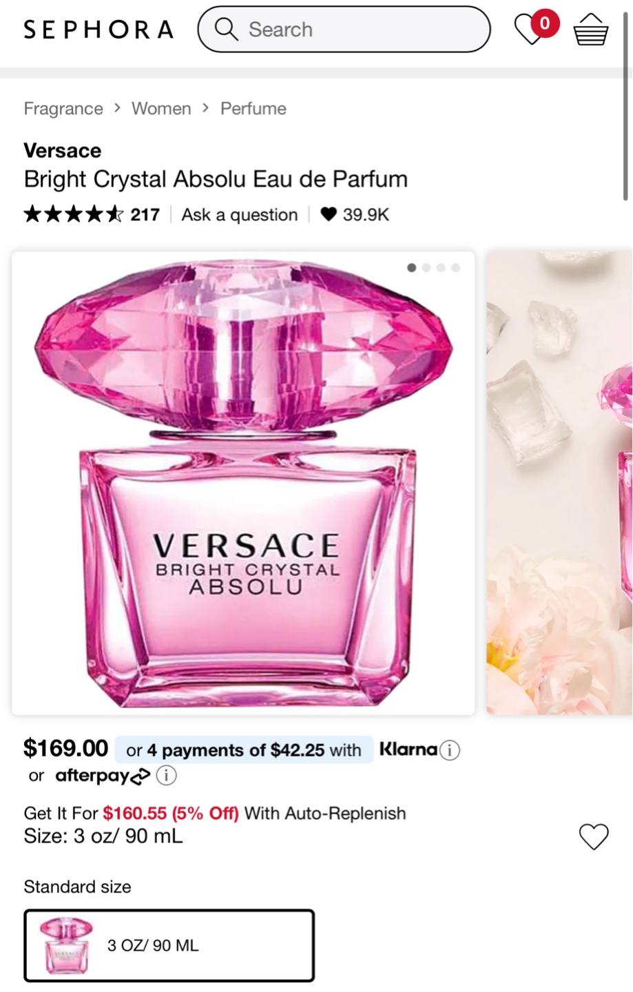 Versace Bright Crystal Absolu Eau de Parfum