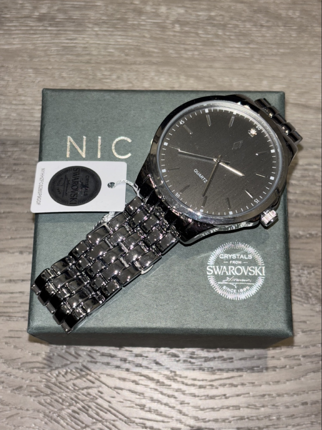 New Nic & Syd Large Face Men’s Stainless Steel Watch
