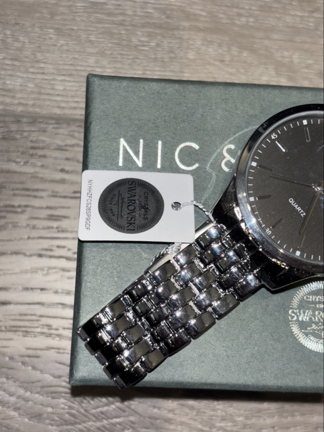 New Nic & Syd Large Face Men’s Stainless Steel Watch - photo 2