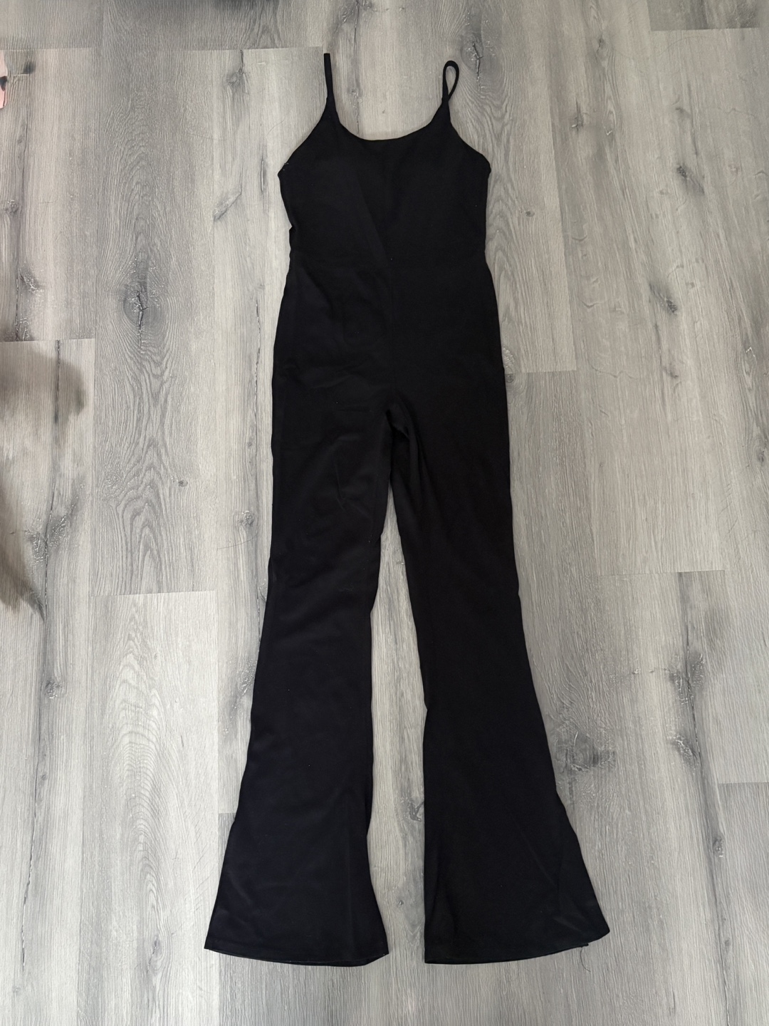 Black Jumpsuit with Flare Legs