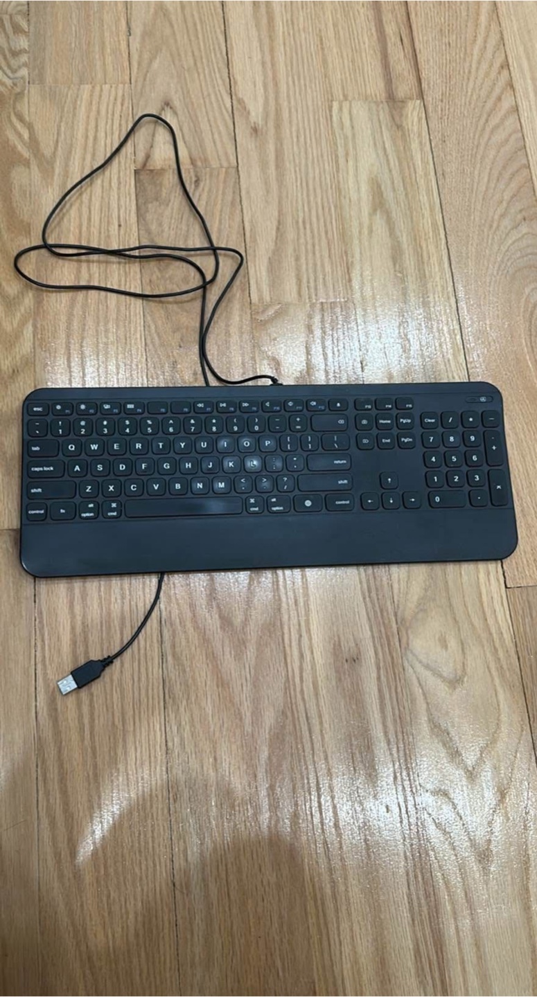 Black Wired Keyboard for Mac